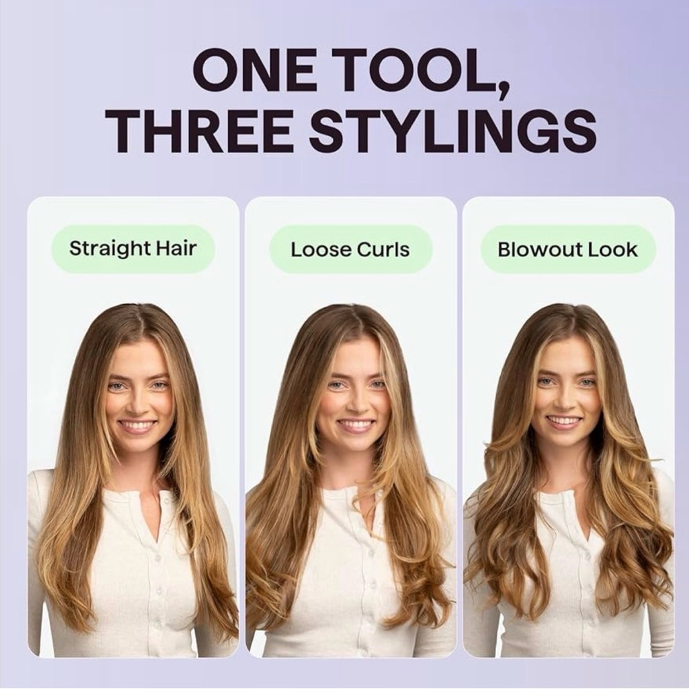 NWT Wavytalk 1.5” Thermal Brush Rose Gold Blowout Ionic Round Brush - Picture 8 of 15